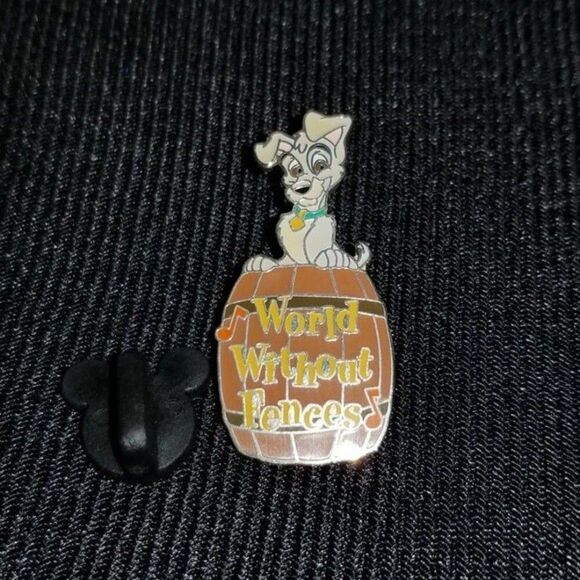 Disney Pin Scamp Lady & the Tramp MMM World Without Fences Song 18081 2002 68 - Picture 6 of 6